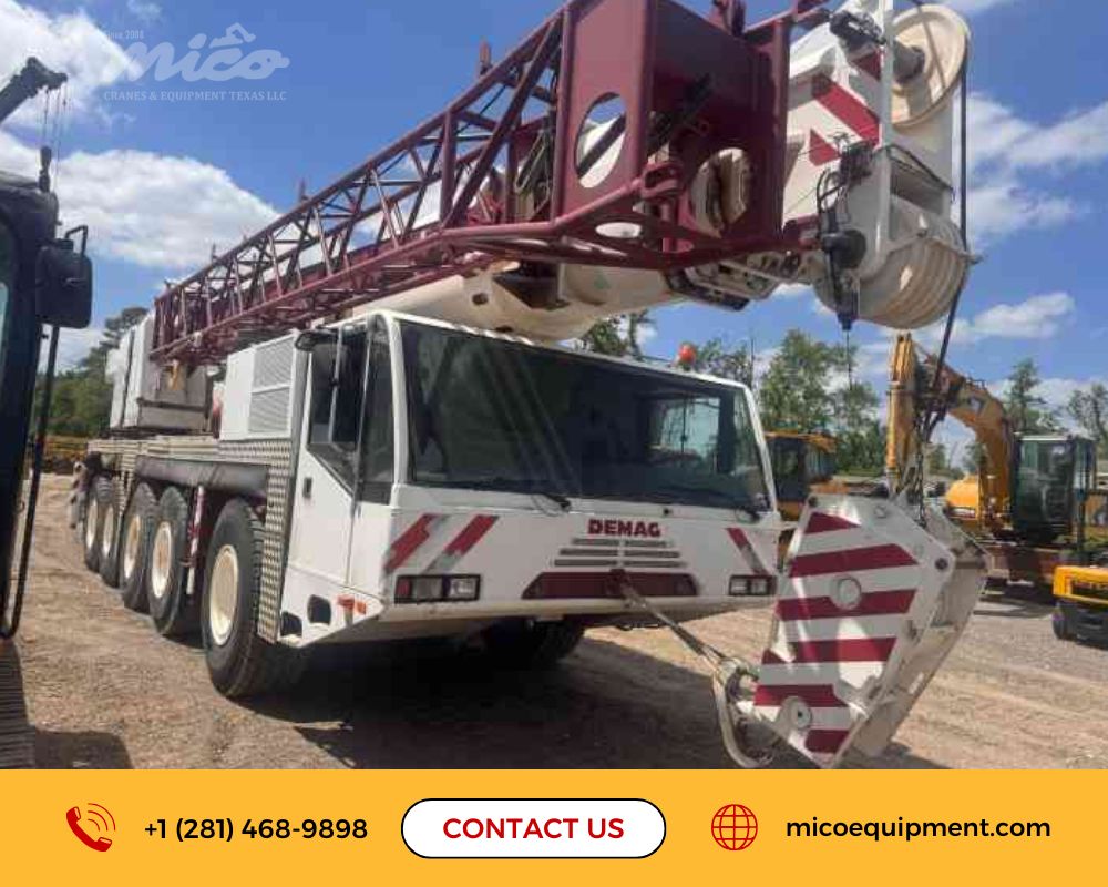 Used Demag All Terrain Crane for Sale in HOUSTON, TEXAS